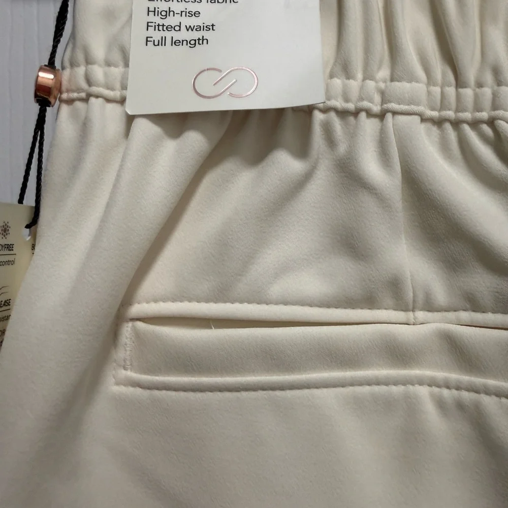 Calia effortless Crepe pintuck Pants Ivory - Picture 9 of 11